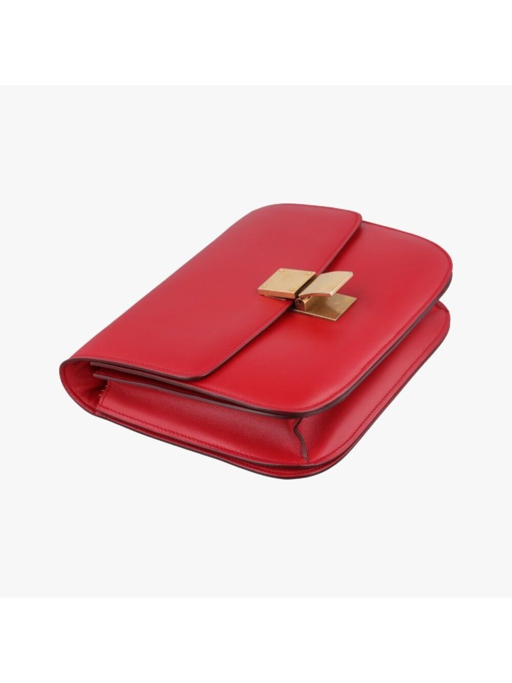 Celine Classic Box Red Leather - Picture 5 of 16